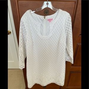 Lilly Pulitzer size XL white dress
